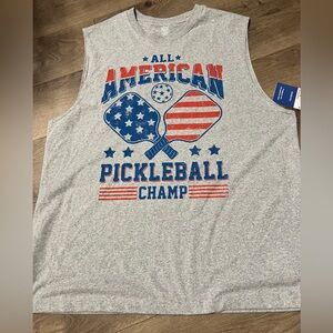 All American Pickleball Champ Muscle Shirt Size XL New